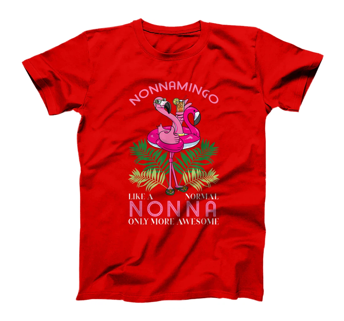 Nonnamingo Grandmother Flamingo Lover Gramma Grandma Granny T-Shirt