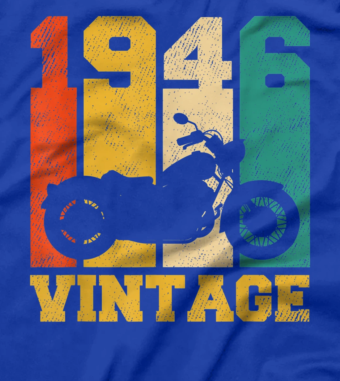75 Years Old Gifts Vintage 1946 Motorcycle 75th Birthday T-Shirt