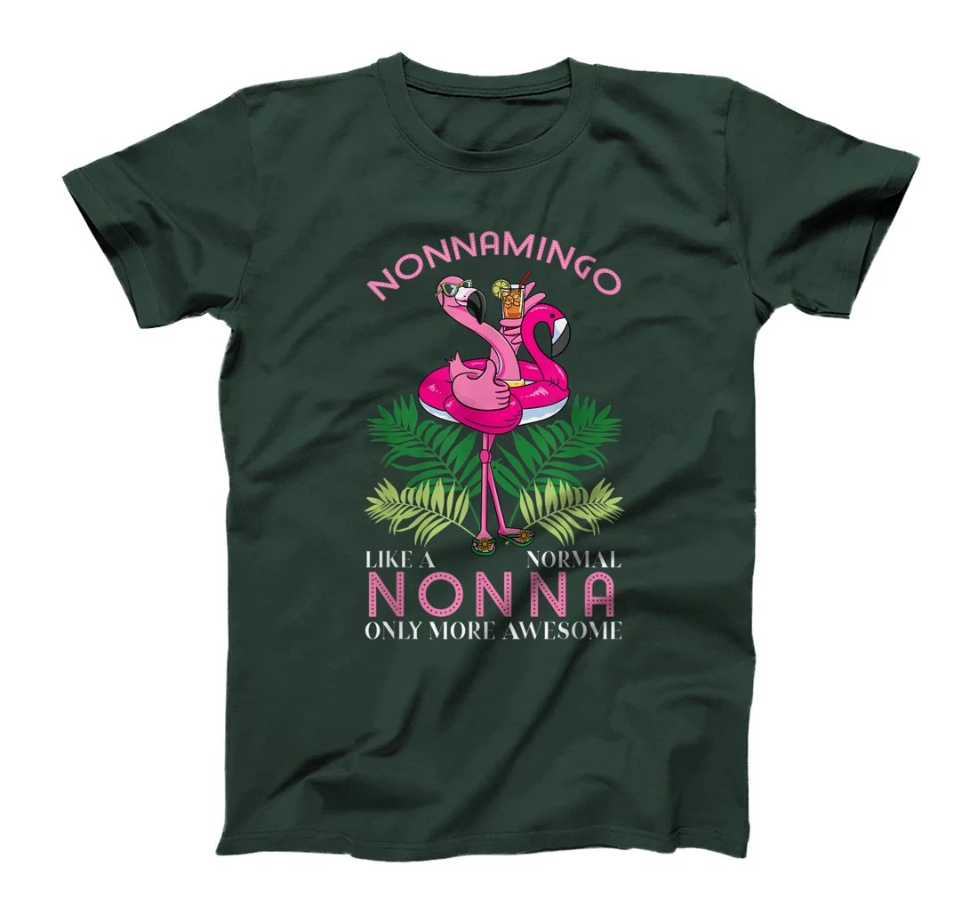 Nonnamingo Grandmother Flamingo Lover Gramma Grandma Granny T-Shirt