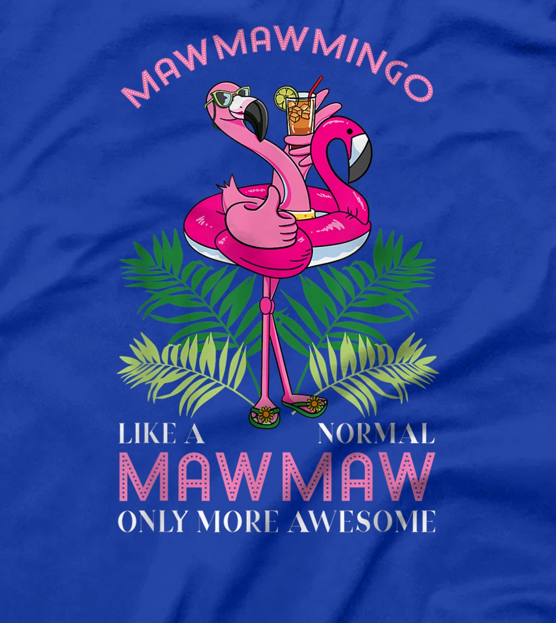 Mawmawmingo Grandmother Flamingo Lover Gramma Grandma Granny T-Shirt