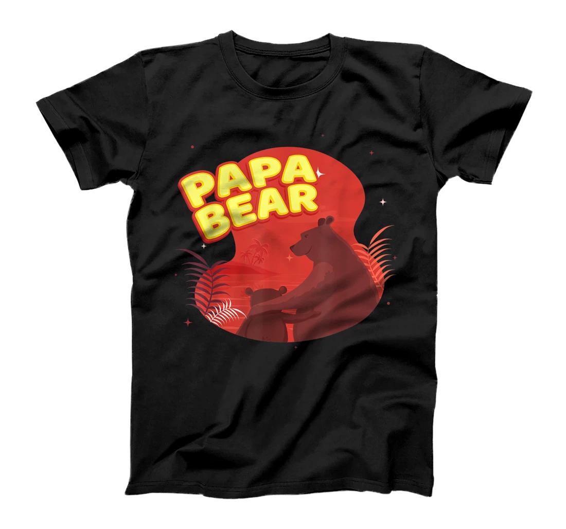 Papa Bear Cool And Loving Fathers Best Papa In The World T-Shirt