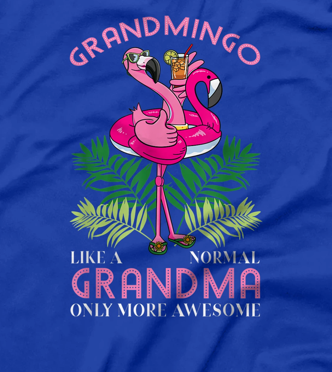 Grandmingo Grandmother Flamingo Lover Gramma Grandma Granny T-Shirt