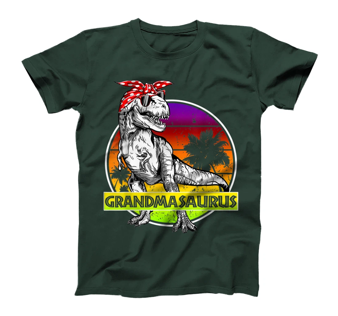 Grandmasaurus T-Rex Dinosaur Funny Grandma Saurus Family T-Shirt