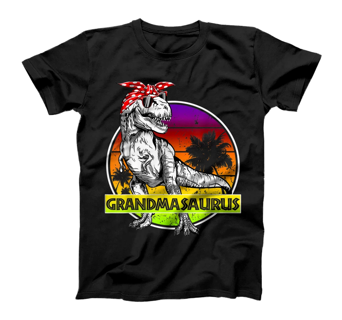 Grandmasaurus T-Rex Dinosaur Funny Grandma Saurus Family T-Shirt