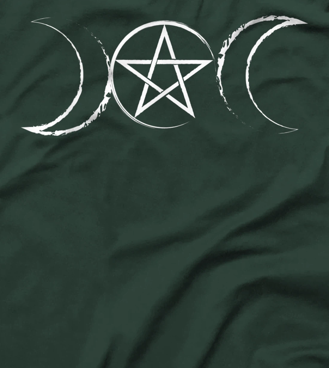 Wiccan and witchcraft triple moon and pentacle T-Shirt