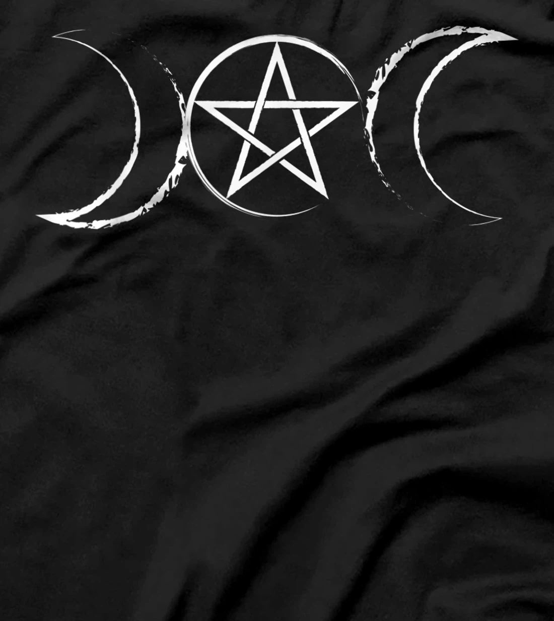 Wiccan and witchcraft triple moon and pentacle T-Shirt
