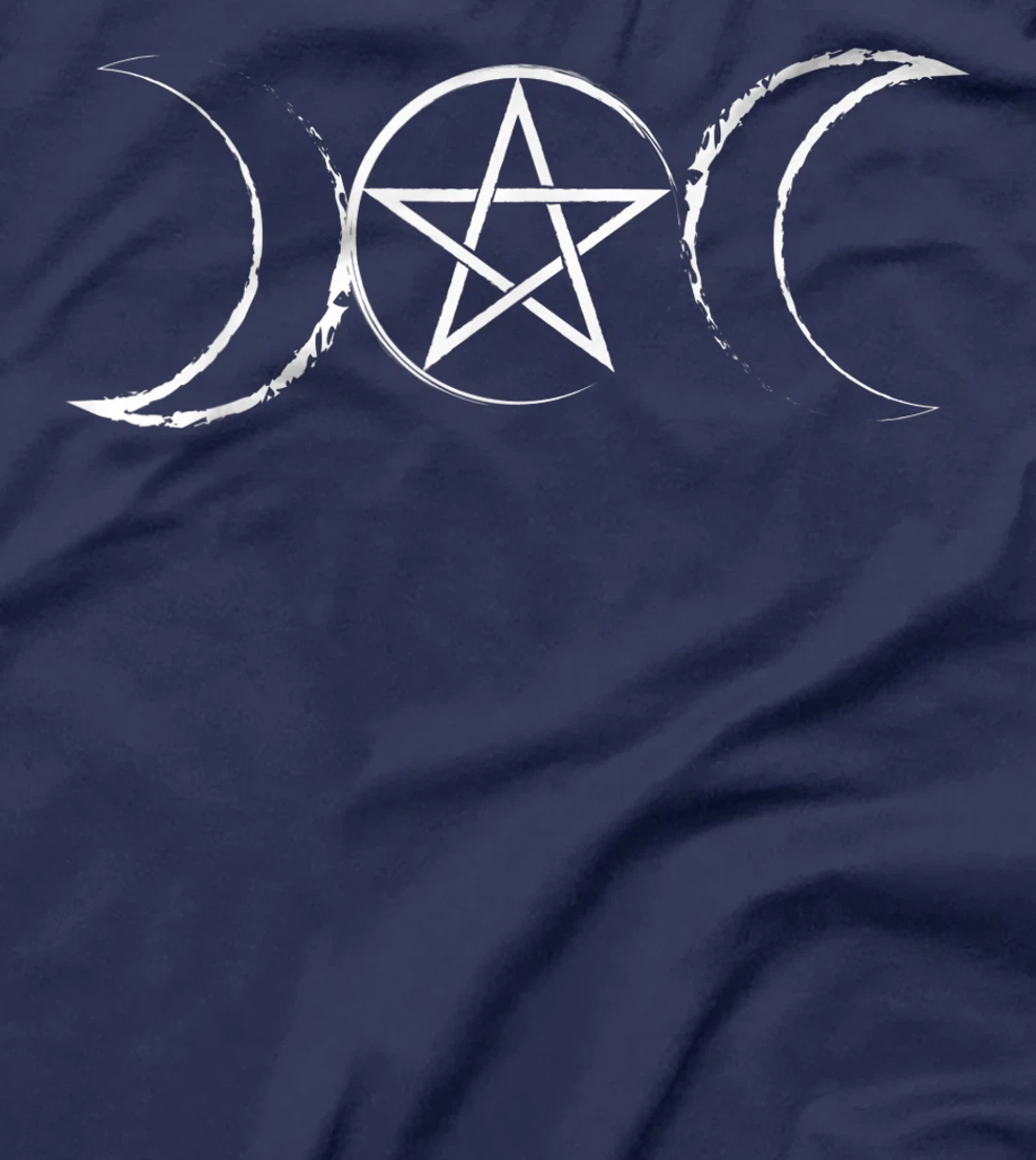 Wiccan and witchcraft triple moon and pentacle T-Shirt