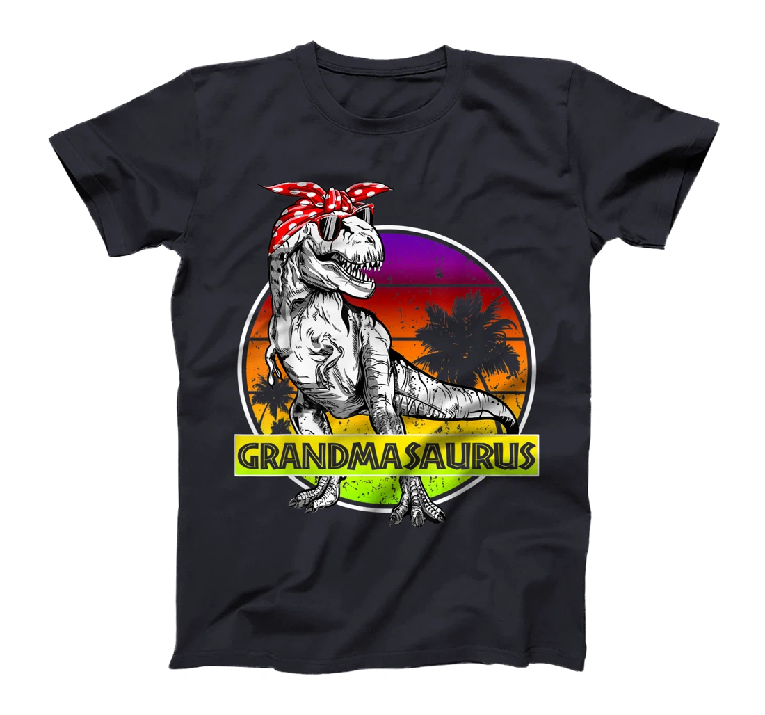 Grandmasaurus T-Rex Dinosaur Funny Grandma Saurus Family T-Shirt