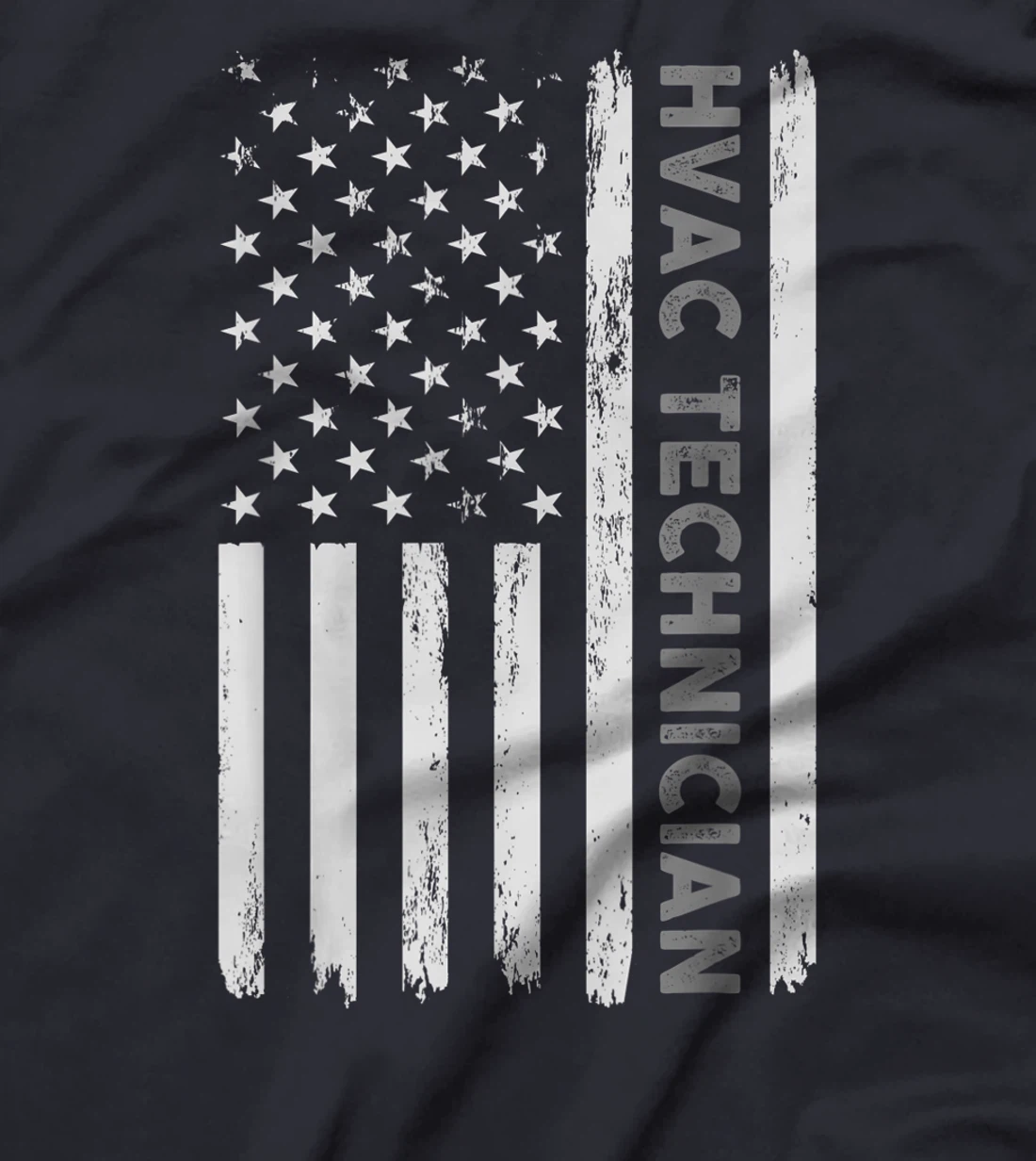 US HVAC Technician Gift For USA Repairman Men Fourth Of July T-Shirt