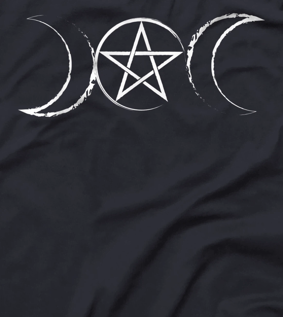Wiccan and witchcraft triple moon and pentacle T-Shirt