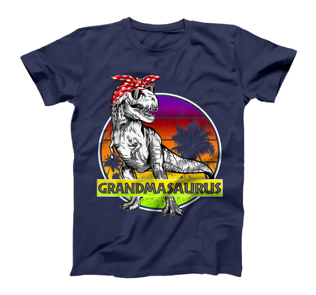 Grandmasaurus T-Rex Dinosaur Funny Grandma Saurus Family T-Shirt