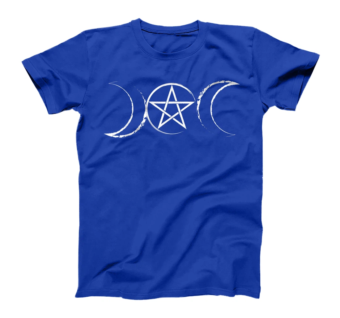 Wiccan and witchcraft triple moon and pentacle T-Shirt