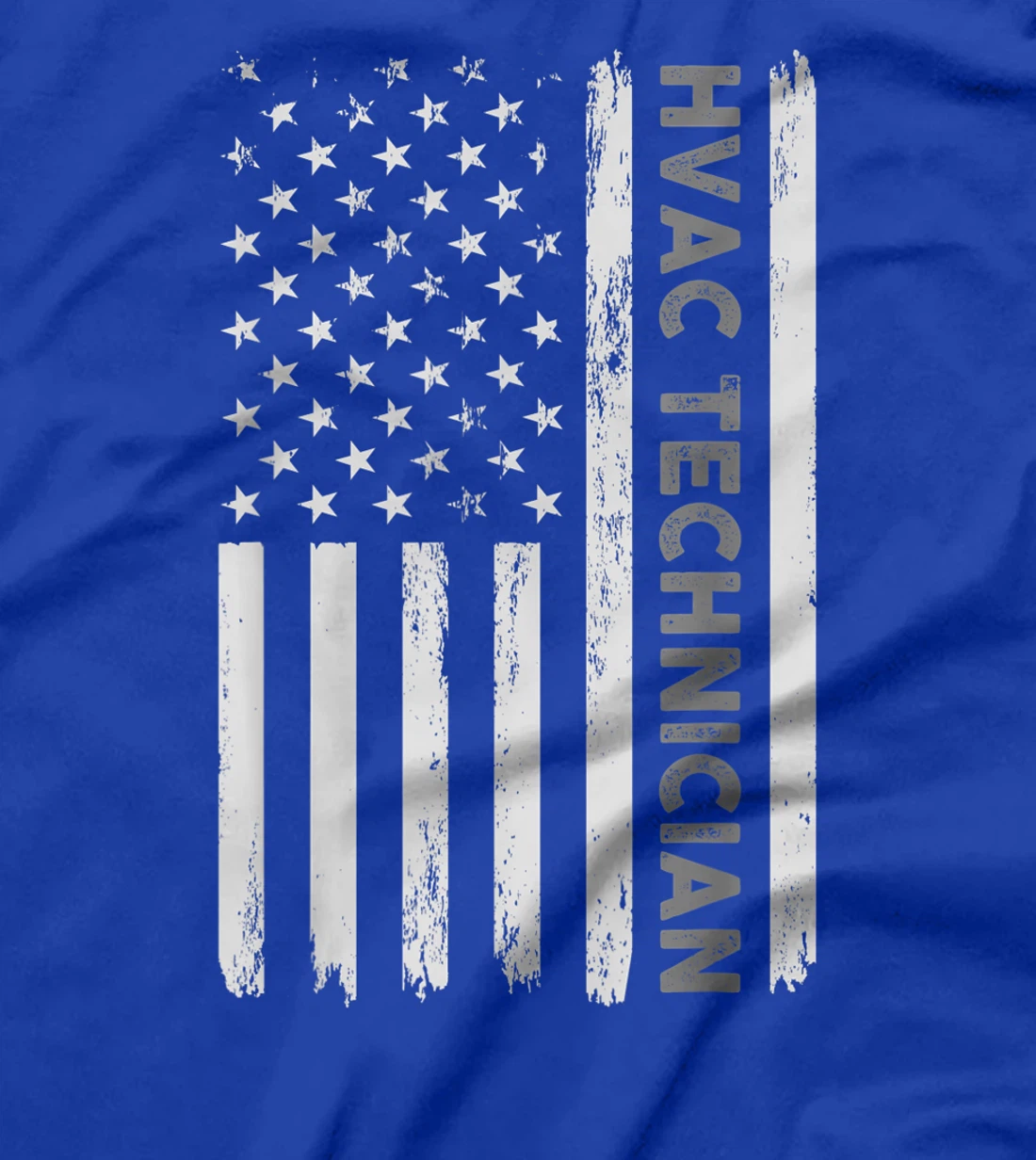 US HVAC Technician Gift For USA Repairman Men Fourth Of July T-Shirt