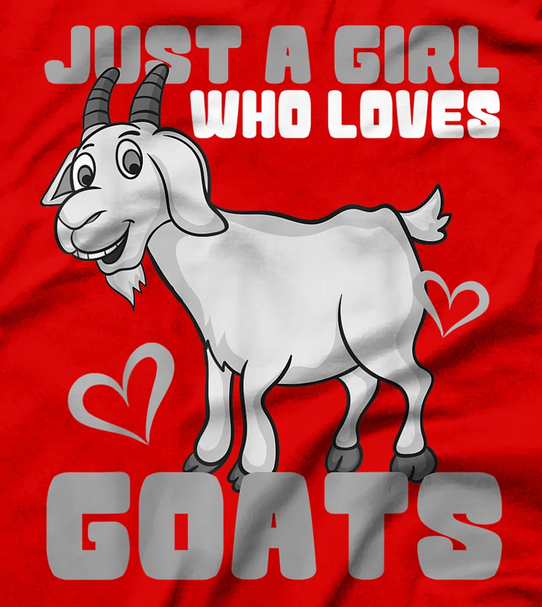 Funny Goat Gift Girls Women Kids Cool Goat Lover Farm Ladies T-Shirt