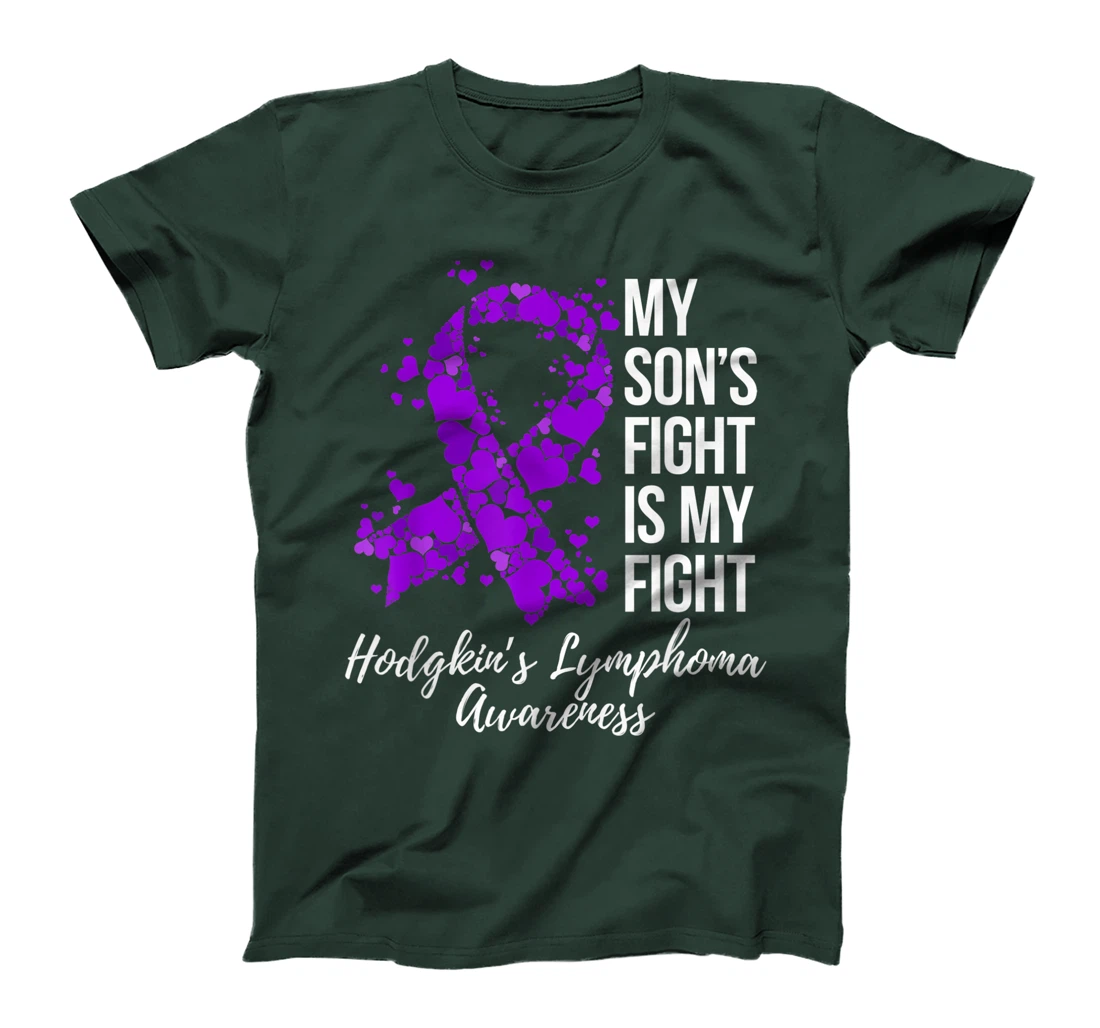 My Son’s Fight Is My Fight Hodgkin’s Lymphoma Awareness T-Shirt