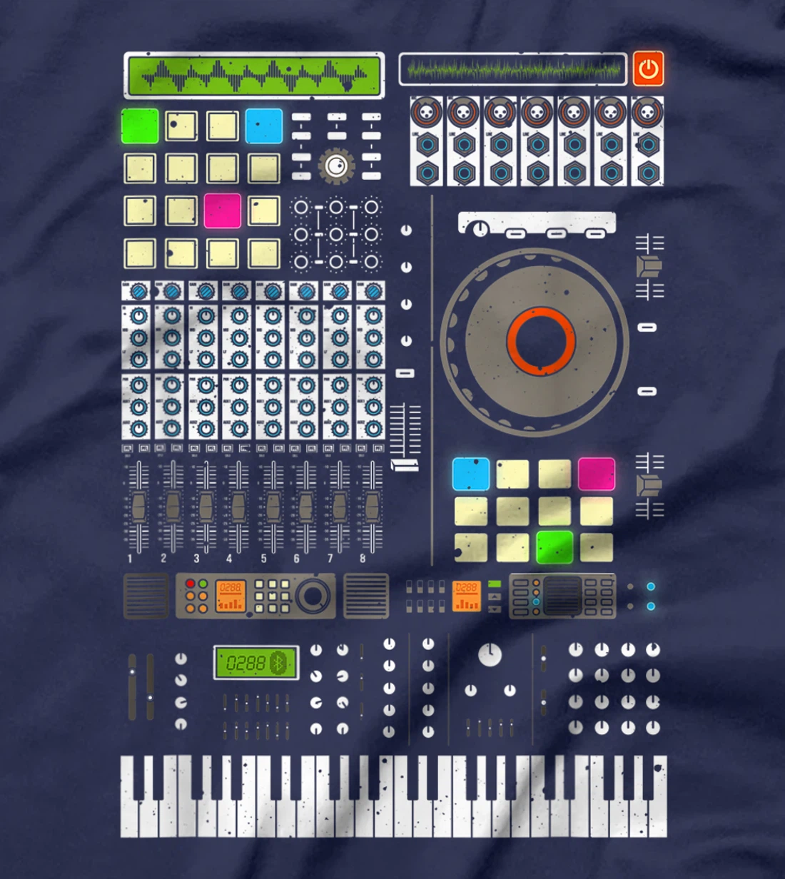 Cool Music Producer Artist Gift For Men Women Beat Makers T-Shirt