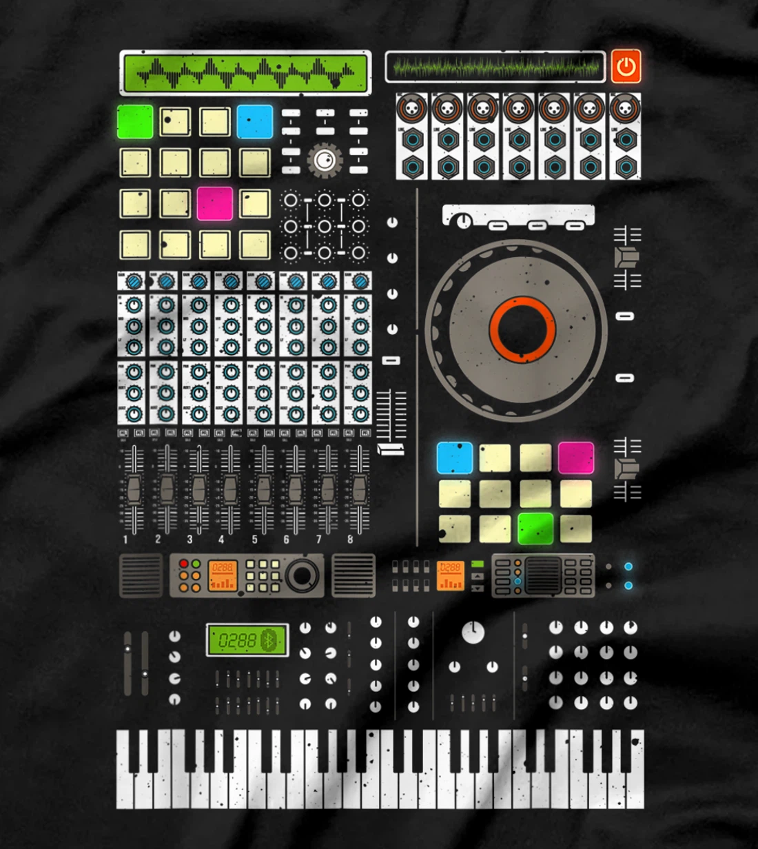 Cool Music Producer Artist Gift For Men Women Beat Makers T-Shirt