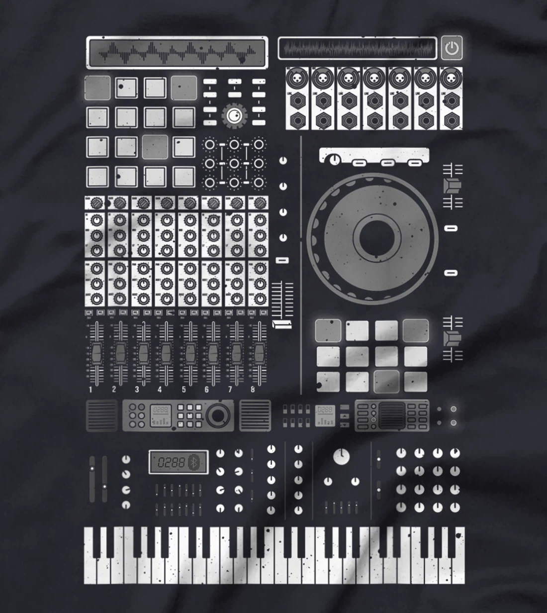 Cool Music Producer Artist Gift For Men Women Beat Makers T-Shirt