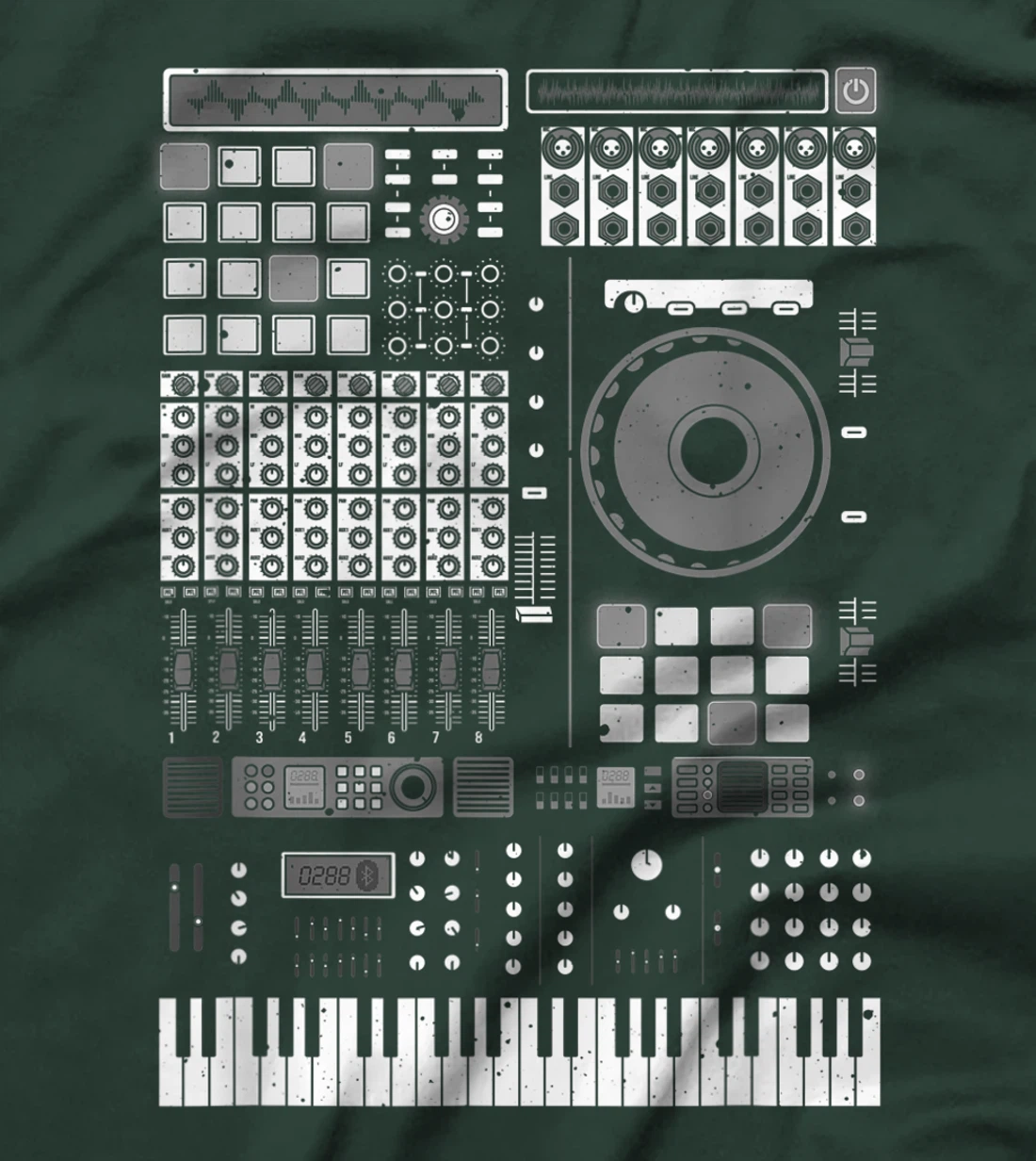 Cool Music Producer Artist Gift For Men Women Beat Makers T-Shirt