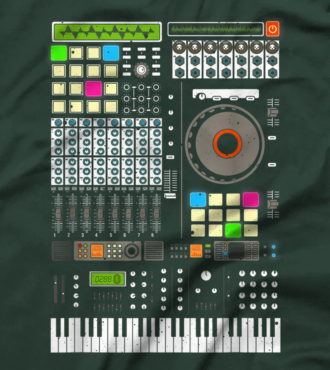 Cool Music Producer Artist Gift For Men Women Beat Makers T-Shirt