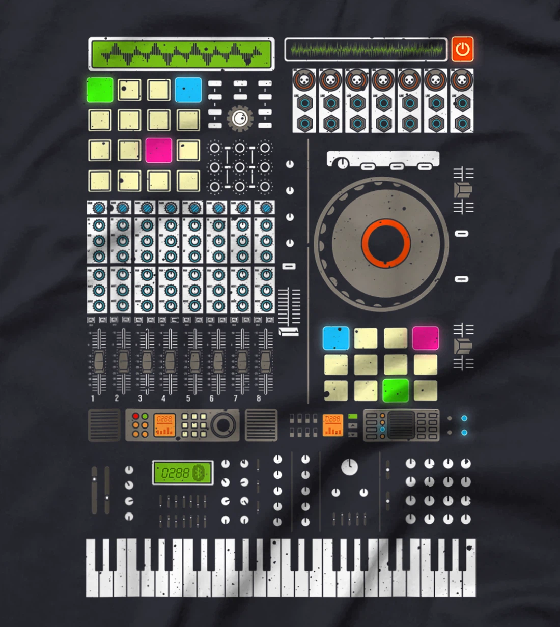 Cool Music Producer Artist Gift For Men Women Beat Makers T-Shirt