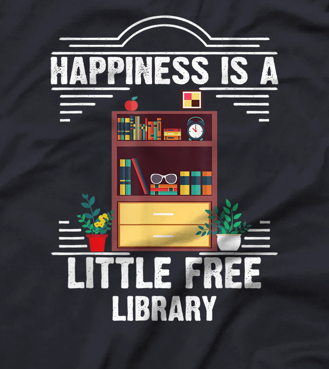 Funny Book Lover Library Gift | Cute Bookworm Men Women Kids T-Shirt