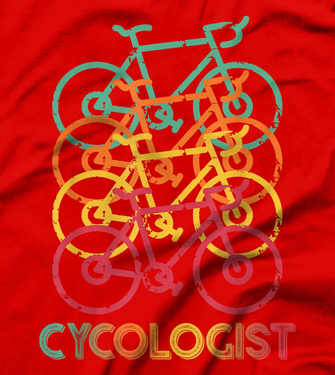 Cycologist Retro Vintage Cyclist MTB Funny Cycling Gift T-Shirt