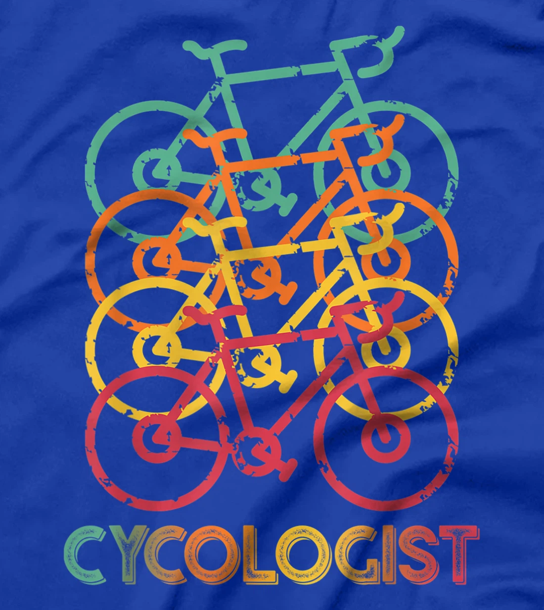 Cycologist Retro Vintage Cyclist MTB Funny Cycling Gift T-Shirt