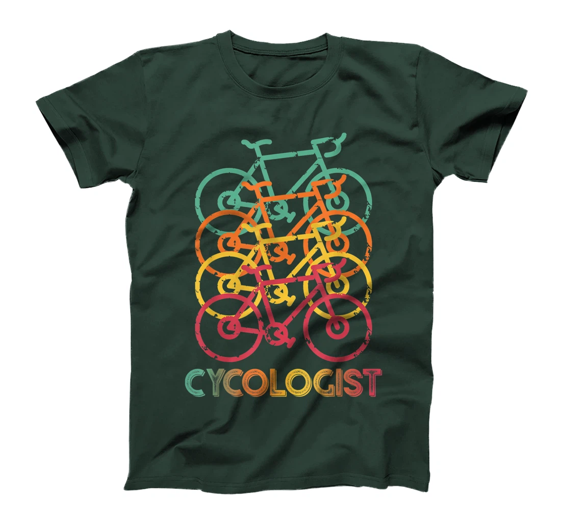 Cycologist Retro Vintage Cyclist MTB Funny Cycling Gift T-Shirt