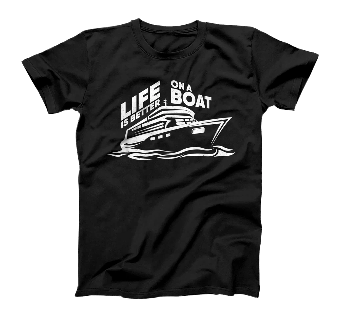 Funny Boating Gift Men Women Cool Boat Owner Boater Lovers T-Shirt