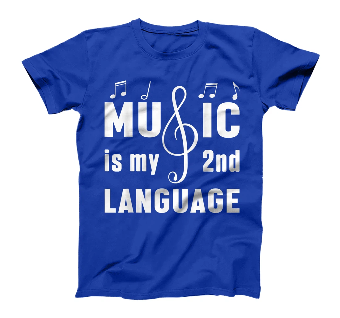 Music Is My 2nd Language Tech Musical Music Lover Studio T-Shirt