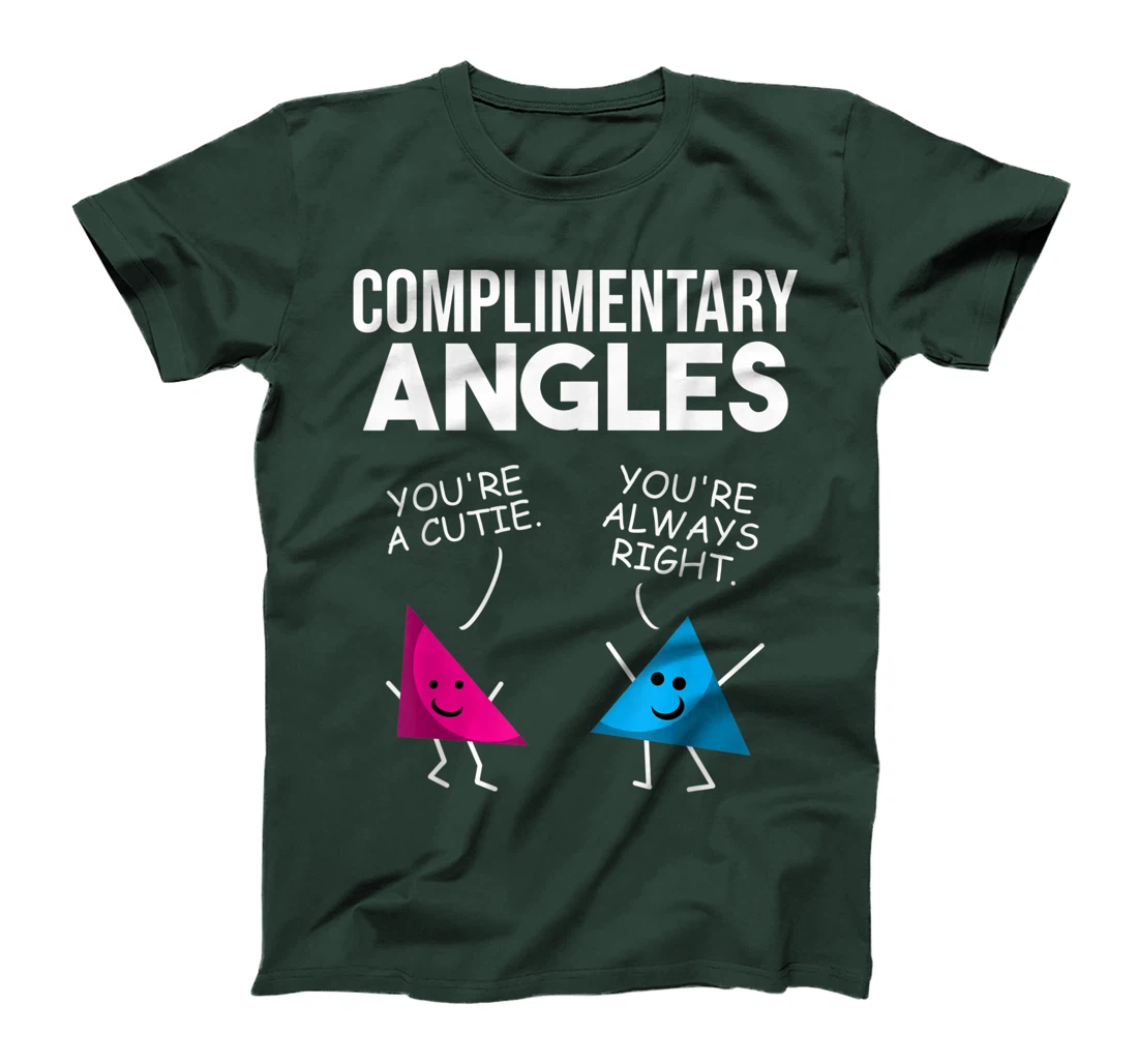 Funny Right Acute Triangle Math Teacher Gift Cool Geometry T-Shirt