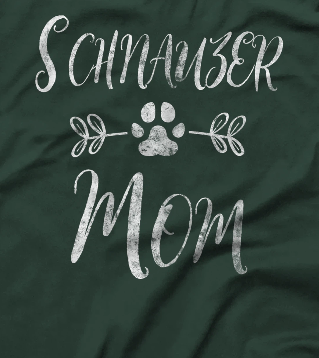 Womens Schnauzer Mom Shirt Stubborn Schnauzer Lover Funny Dog Mom T-Shirt