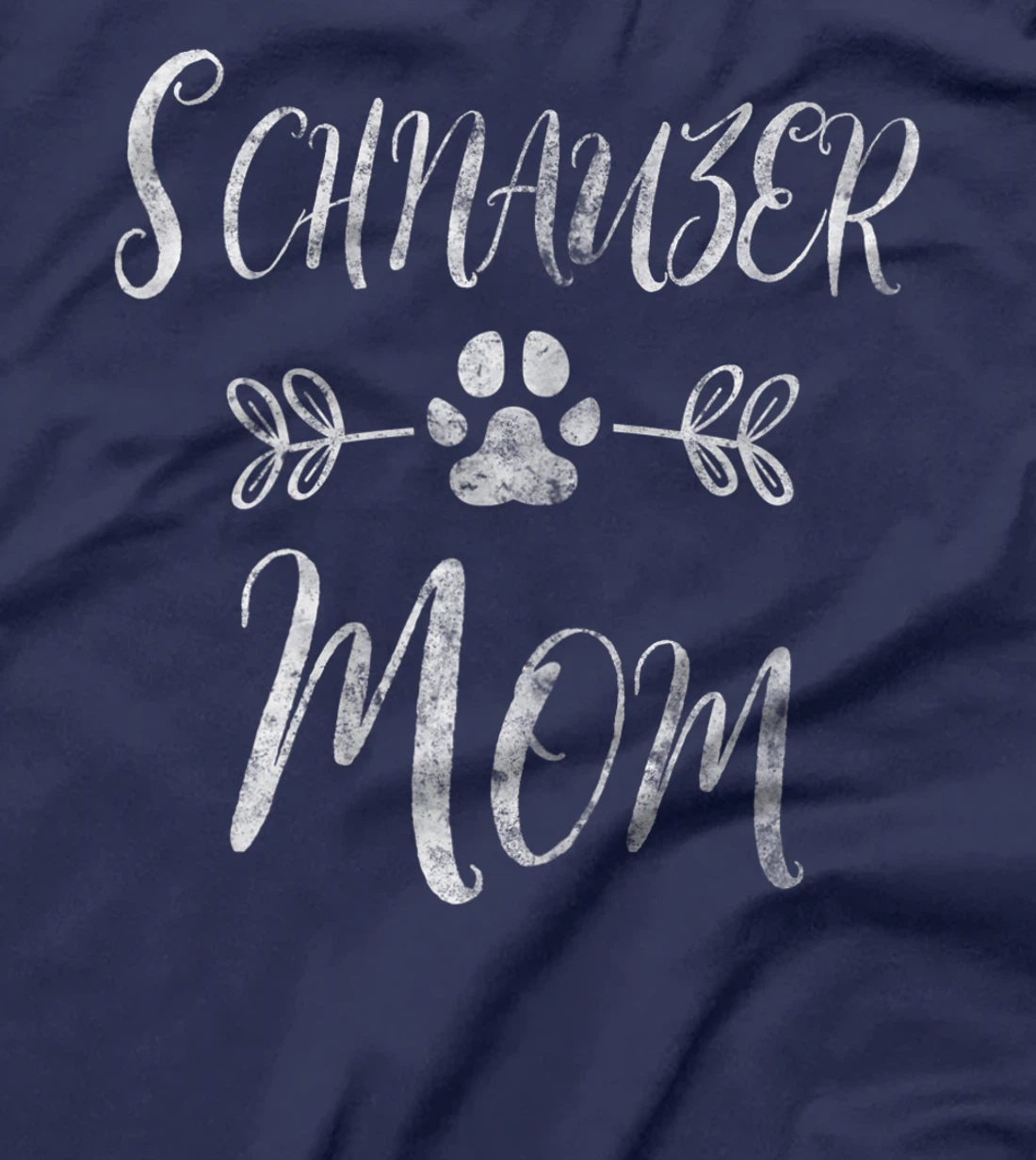 Womens Schnauzer Mom Shirt Stubborn Schnauzer Lover Funny Dog Mom T-Shirt