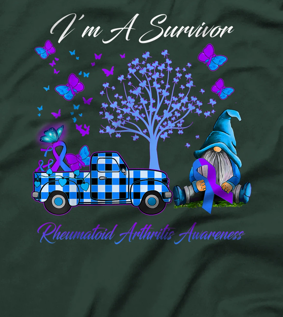 I’m a Survivor Rheumatoid Arthritis Awareness Gifts T-Shirt