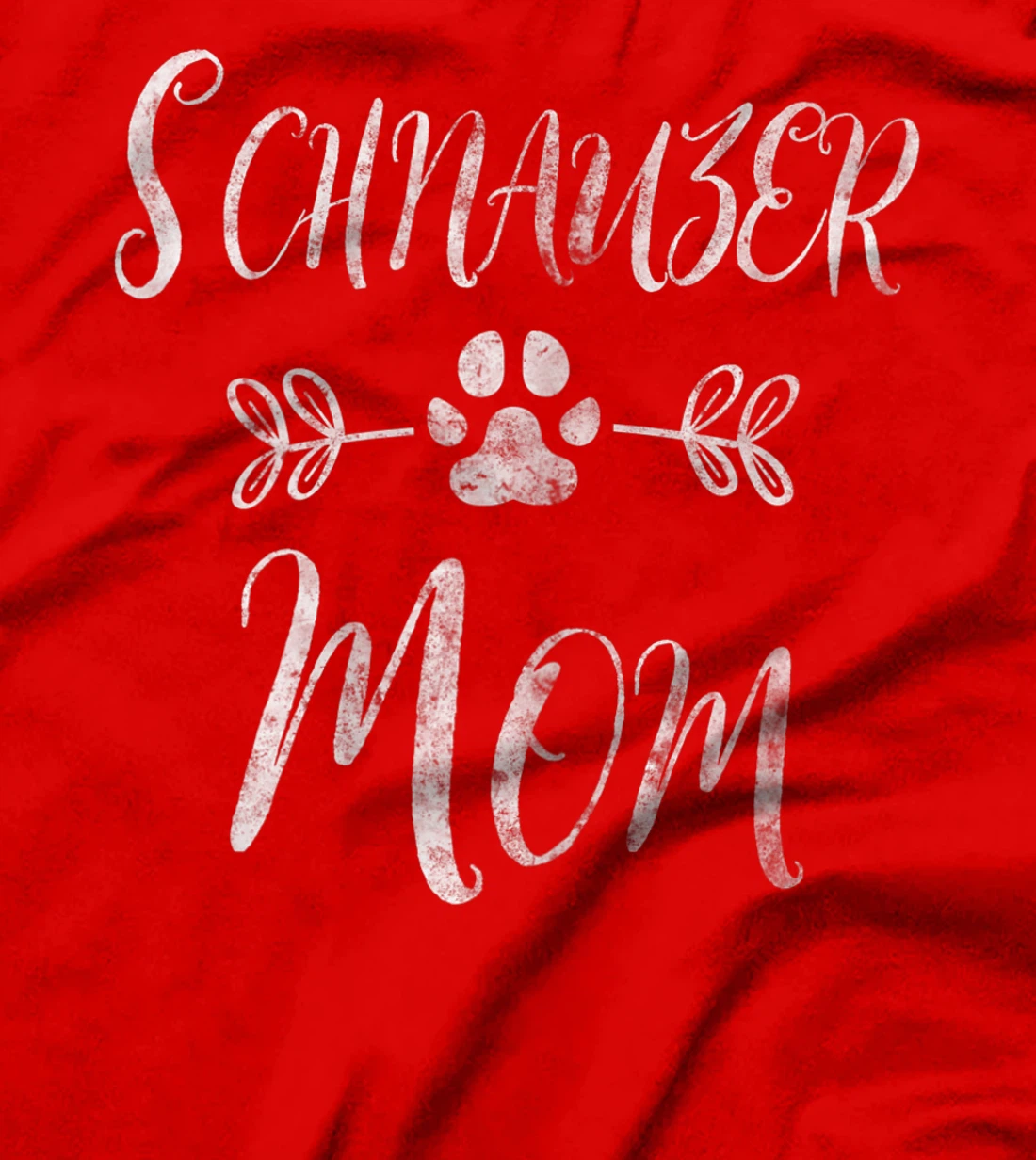 Womens Schnauzer Mom Shirt Stubborn Schnauzer Lover Funny Dog Mom T-Shirt