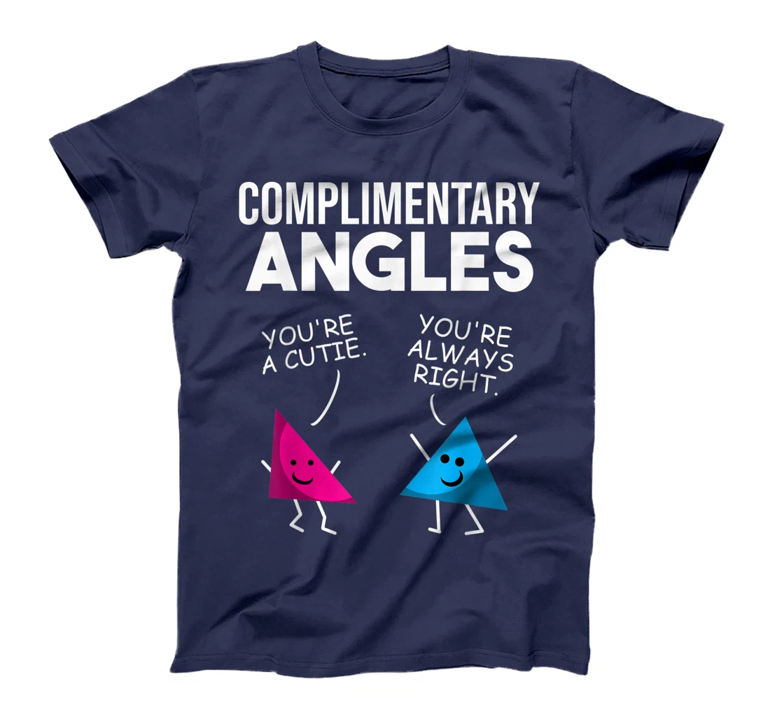 Funny Right Acute Triangle Math Teacher Gift Cool Geometry T-Shirt