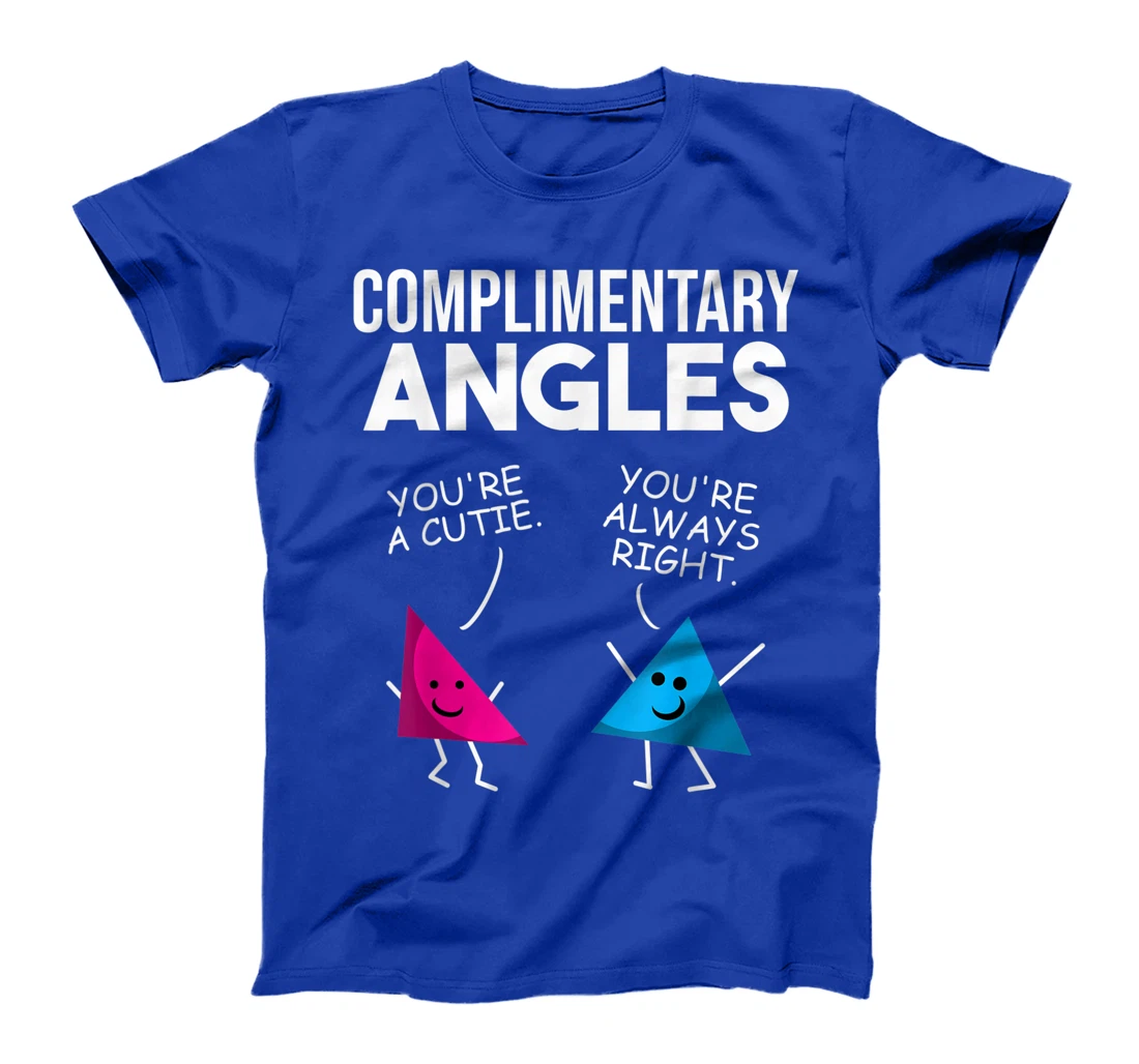 Funny Right Acute Triangle Math Teacher Gift Cool Geometry T-Shirt
