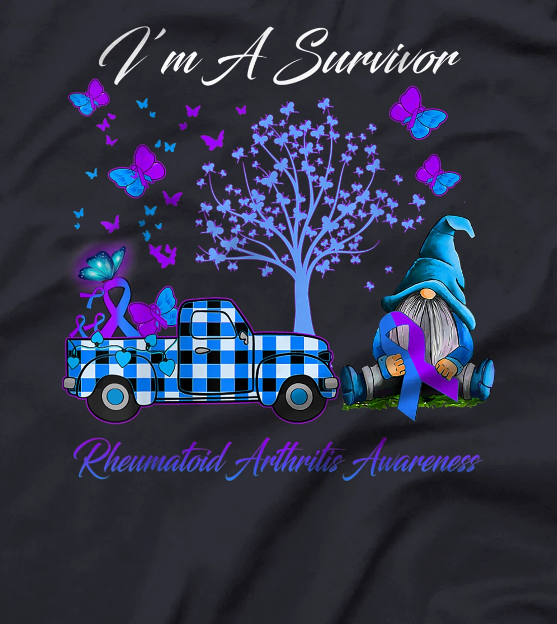 I’m a Survivor Rheumatoid Arthritis Awareness Gifts T-Shirt