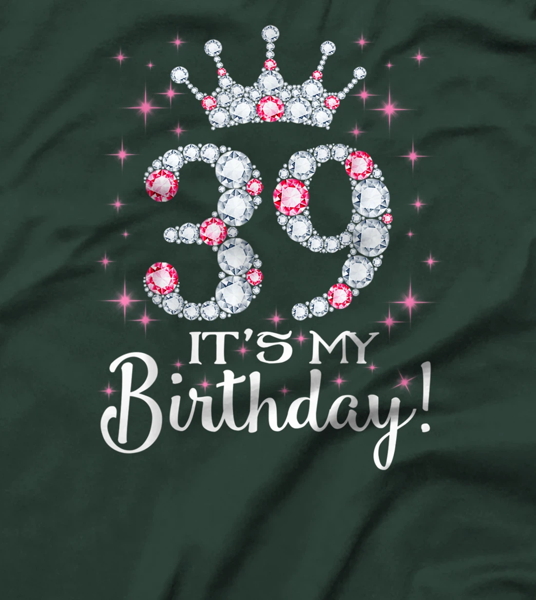 39 It's My Birthday 1982 39Th Birthday Gift Tee For Womens T-Shirt
