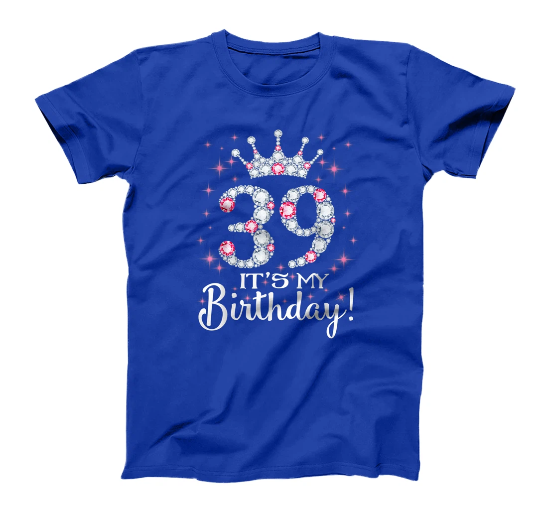 39 It's My Birthday 1982 39Th Birthday Gift Tee For Womens T-Shirt