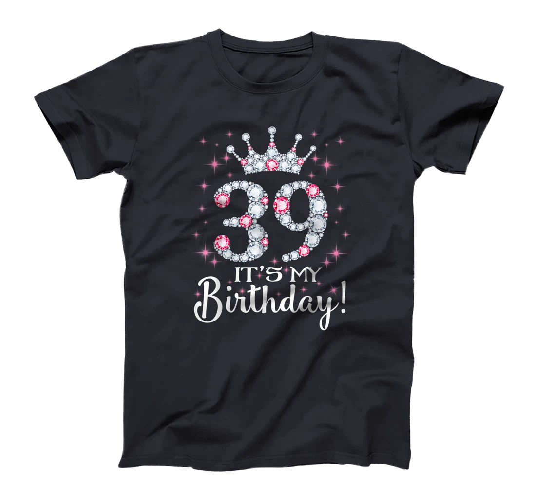 39 It's My Birthday 1982 39Th Birthday Gift Tee For Womens T-Shirt