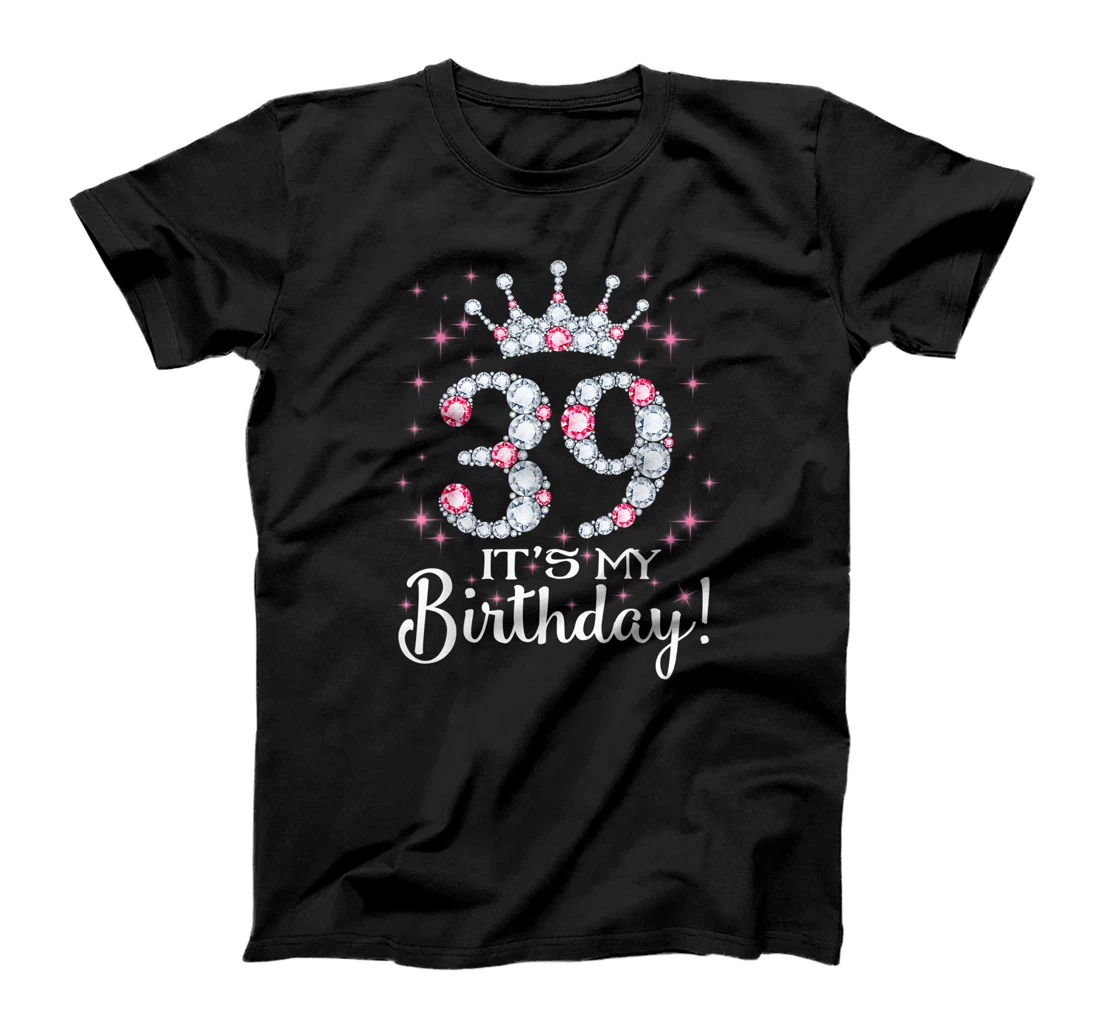 39 It's My Birthday 1982 39Th Birthday Gift Tee For Womens T-Shirt