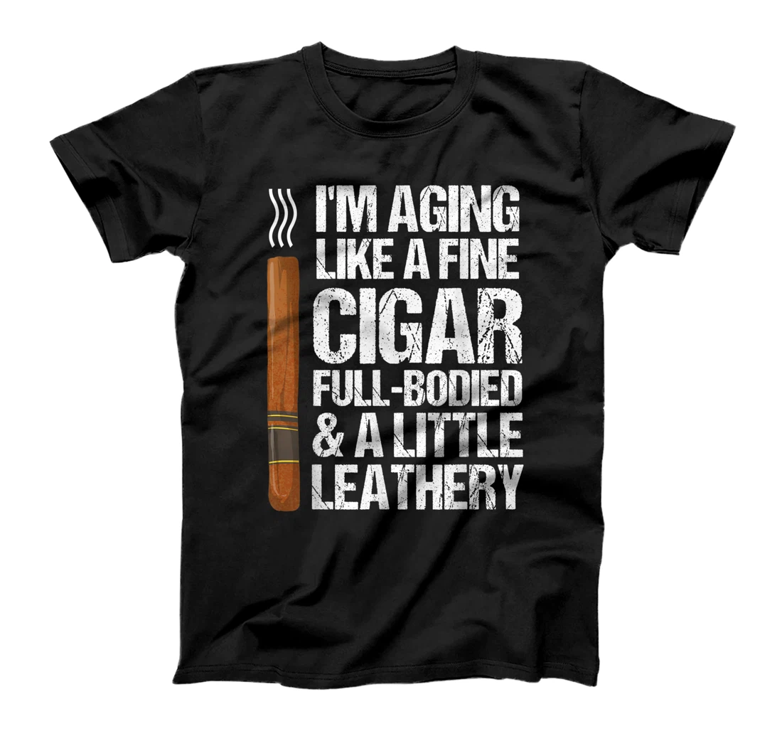 Funny Cigar Lover Gift | Cute Cigarette Smokers Father's Day T-Shirt