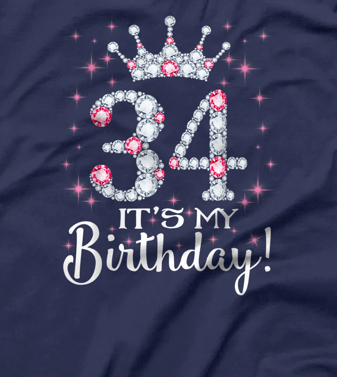 34 It's My Birthday 1987 34th Birthday Gift Tee For Womens T-Shirt