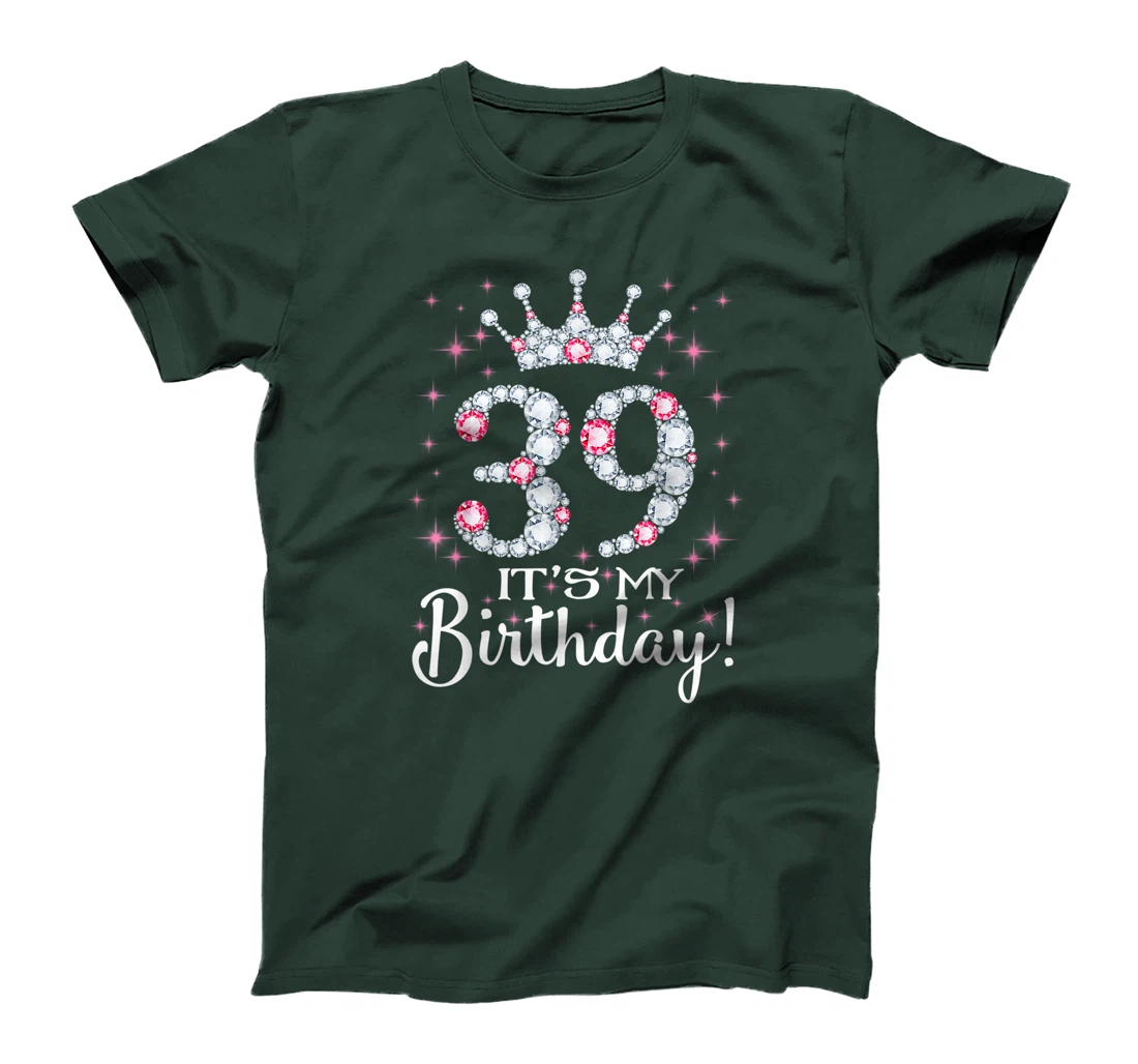 39 It's My Birthday 1982 39Th Birthday Gift Tee For Womens T-Shirt