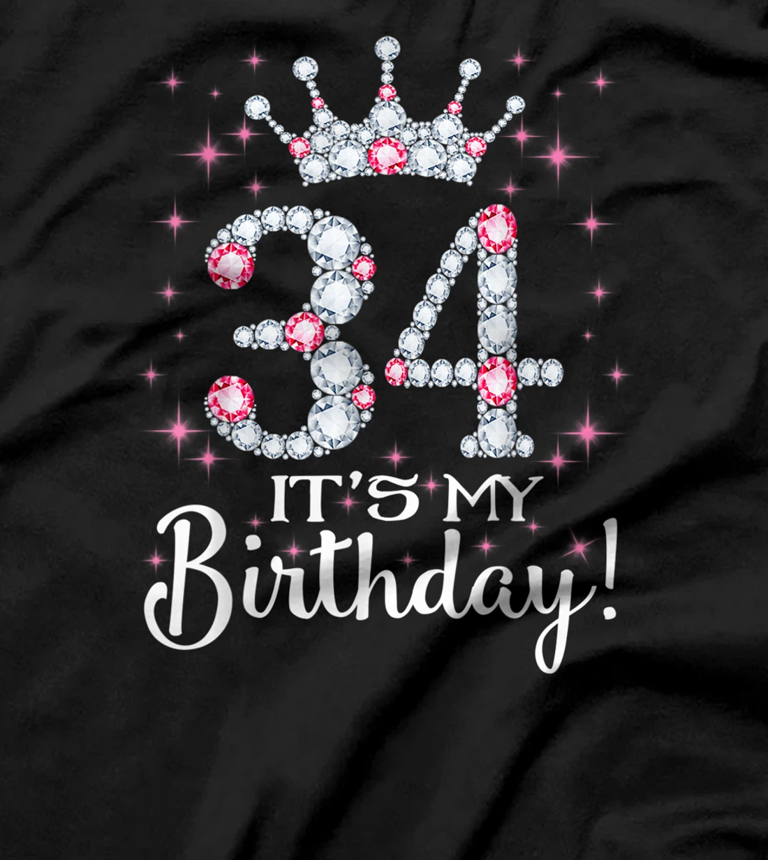 34 It's My Birthday 1987 34th Birthday Gift Tee For Womens T-Shirt