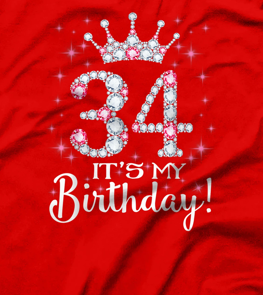 34 It's My Birthday 1987 34th Birthday Gift Tee For Womens T-Shirt