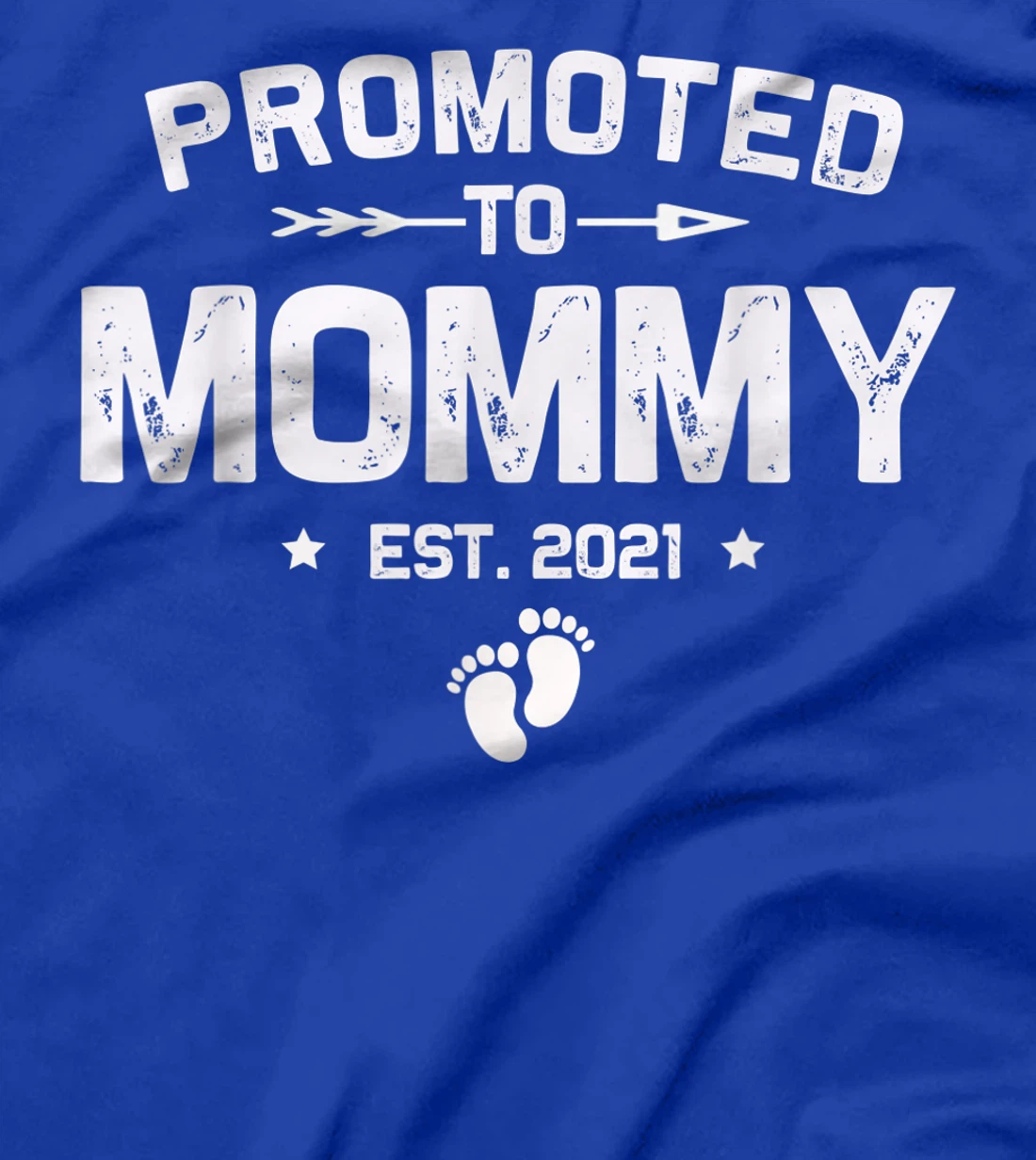 Vintage Promoted To Mommy Est 2021 New Mom Gifts T-Shirt