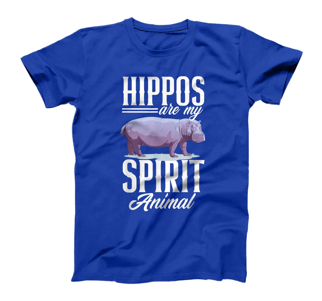 Hippos Are My Spirit Animal Funny Hippopotamus Hippo Lover T-Shirt